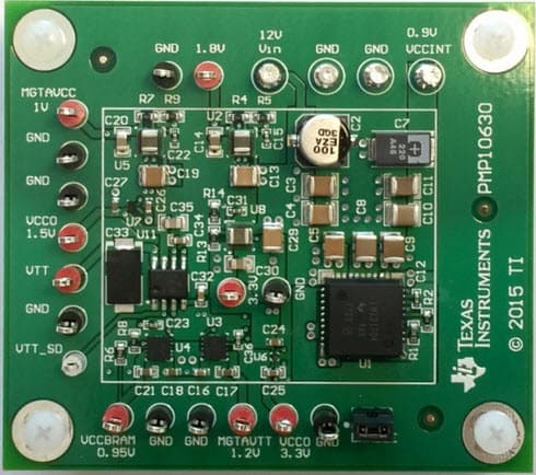 PMP10630.1, Xilinx Kintex Ultra Scale XCKU040 FPGA Power Solution, 6W Reference Design