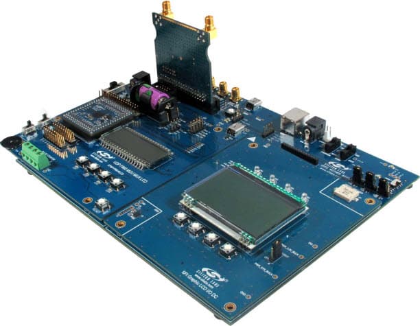 C8051F960-A-DK, MCU Development Kit for UDP C8051F960/Si1020 MCU CARD with Multiplexed LCD