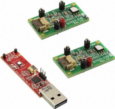 Si7022-23-EVB, Evaluation Kit for the Si7022 and Si7023 Temperature and Humidity Sensor