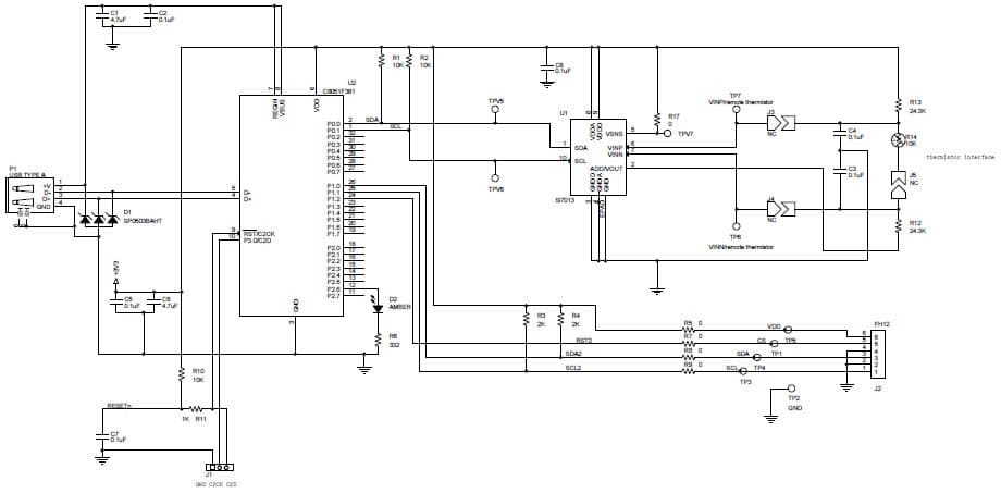 Si7006-07-EVB, Evaluation Kit for Si7006/Si7007 Temperature and Humidity Sensor