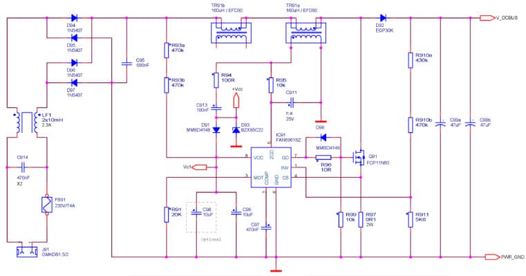 RD-444, Reference Design Using FSFR2100 Power Switch for Street Lamp applications