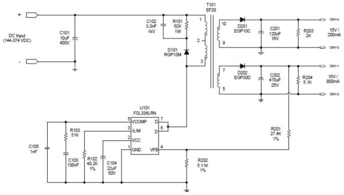 RD-521, Reference Design Using FSL336LR AC to DC Buck Converter for Auxiliary Power applications