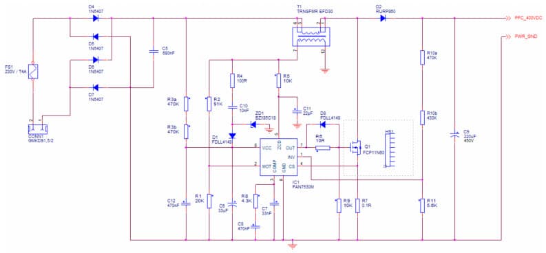 RD-442, Reference Design Using FSFR2100 Power Switch for Auxiliary Power applications