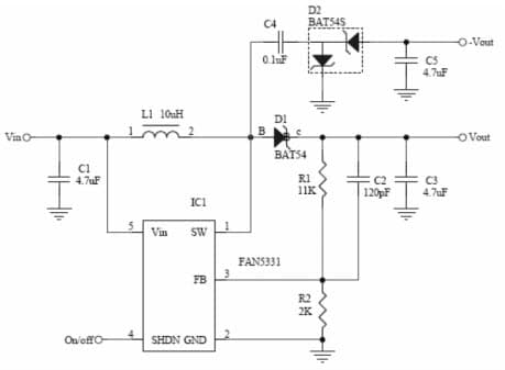 RD-508, Reference Design Using FAN5331SX LED Driver for Communication applications