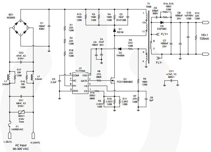 RD-409, Reference Design Using FL7733A LED Driver for LED Driver applications