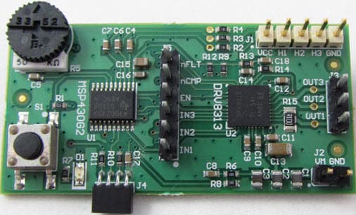 TIDA-00827, 2.5A Integrated Sensor BLDC Motor Controller Reference Design