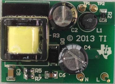 PMP10385, Primary-Side Regulated Flyback for Universal AC Input and 12V/0.3A Output Reference Design