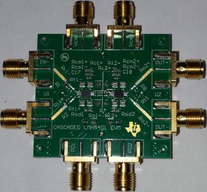 TIDA-00659, Two Stage Cascaded 8GHz Amplifier Reference Design Board