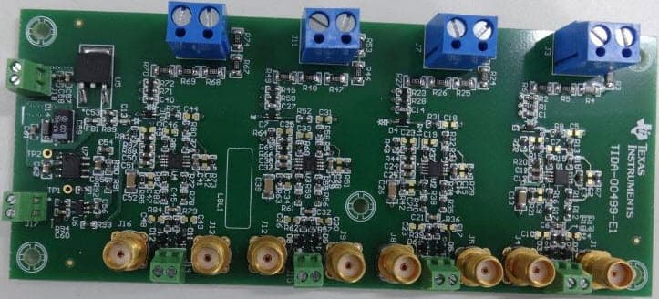 TIDA-00499, Transient Recorder AFE Using Differential Amplifiers and HS ADC Reference Design