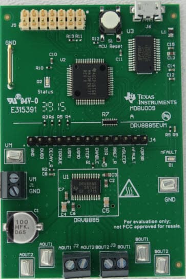 TIDA-00867, 24V Stepper Motor Controller with Integrated Current Sense Reference Design