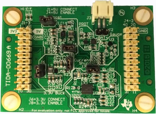 TIDA-00669, 500mA Wireless Charger BoosterPack with Gauge Reference Design