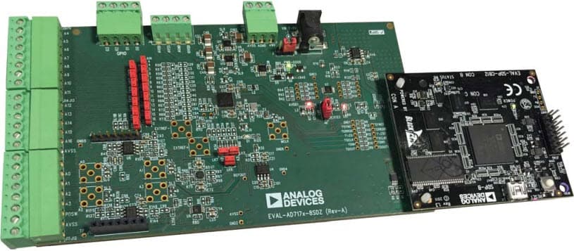 EVAL-AD7175-8SDZ, Evaluation Kit for Evaluating the AD7175-8 24-Bit, 250 kSPS, Sigma-Delta ADC with 20 us Settling and Integrated Analog Input Buffers