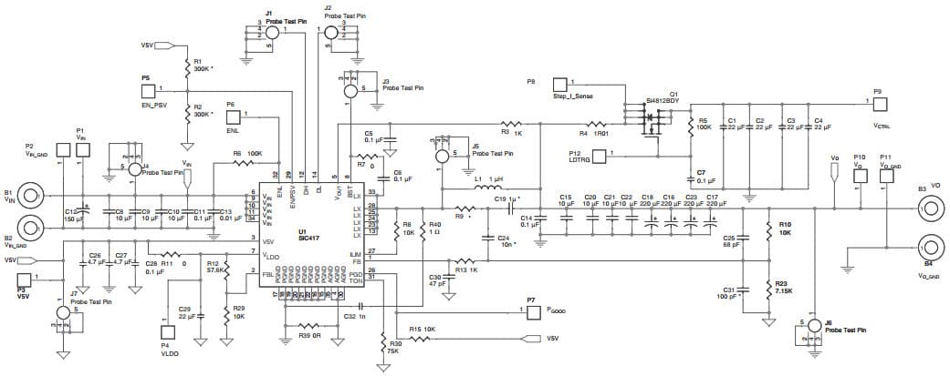 SiC417DB, Evaluation Kit for the SiC417 10A, 28V Integrated Buck Regulator with Programmable LDO