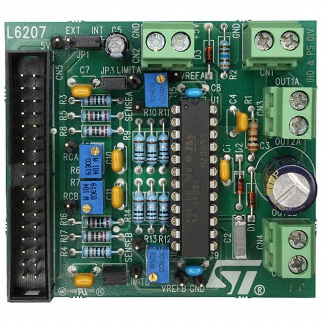 EVAL6207N, Evaluation Board based on L6207 Highly Integrated, Mixed-Signal Power IC