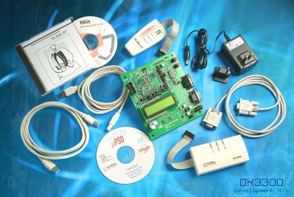 DK3300-ELCD, 8051 MCU Development System based on uPSD3300