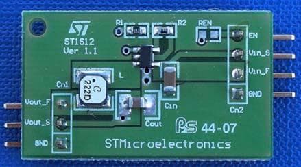 0.7 A / 1.2 V synchronous buck converter with enable function based on the ST1S12XX