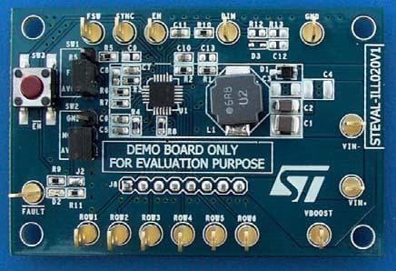 LCD panels backlight demonstration board based on the LED7706