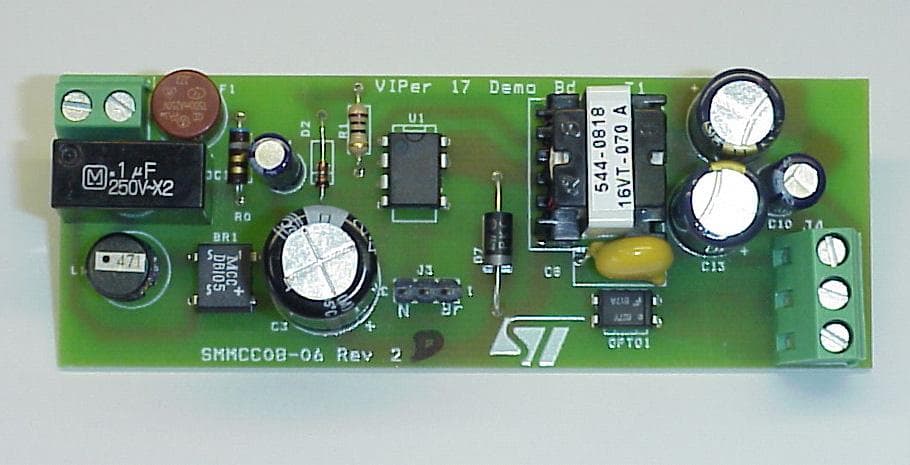 6 W dual output SMPS demonstration board based on the VIPER17