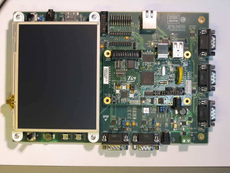 EVALSPEAr320HMI, SPEAr320 Evaluation Board for HMI applications