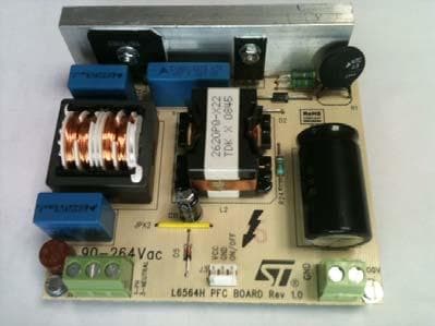 EVL6564H-100W, Demonstration Board using L6564H, 100 W transition-mode PFC pre-regulator