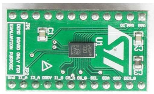 STEVAL-MKI123V1, LSM330D Adapter Board for a Standard DIL24 Socket