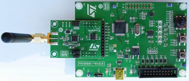 STEVAL-IDB002V1, Bluetooth SMART Board based on the BlueNRG Low Energy Network Processor