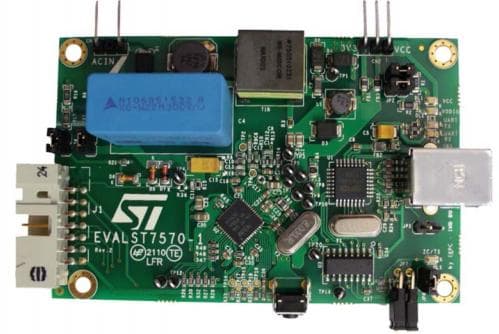 EVALST7570-1, Demonstration Board for ST7570 S-FSK Powerline Networking System-on-Chip Design for AMR