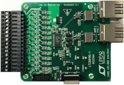 DC2259A, Demo Board Using LTC6811-1 multi-cell Battery Stack Monitor with Addressable isoSPI Interface