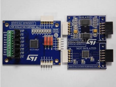 STEVAL-IFP030V1, Evaluation Kit based on SCLT3-8BQ7 High Speed Digital Input Current Limiter