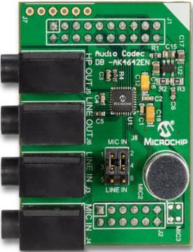 AC320100, PIC32 Audio Codec Daughter Card based on AK4642EN