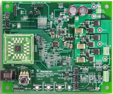 ADM00557, Evaluation Board Using MCP8024 TQFP BLDC Motor Driver