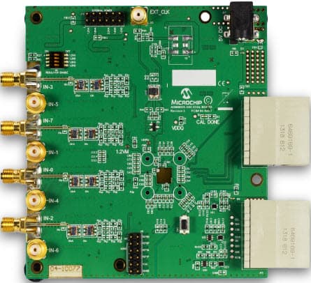 ADM00505, Evaluation Board based on the MCP37X3X-200, 16-bit, 200 Msps ADC VTLA