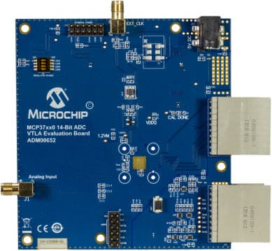 ADM00652, Evaluation Kit for the MCP37XX0-200, 14Bit, 200-Msps ADC VTLA