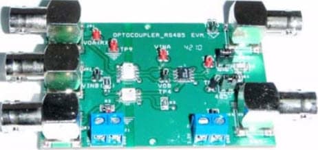 FEBFOD8012_RS485, Evaluation Board for FOD8012 Bi-Directional Logic Gate Optocoupler Provides Proven and Reliable Isolation to the RS485 Interface