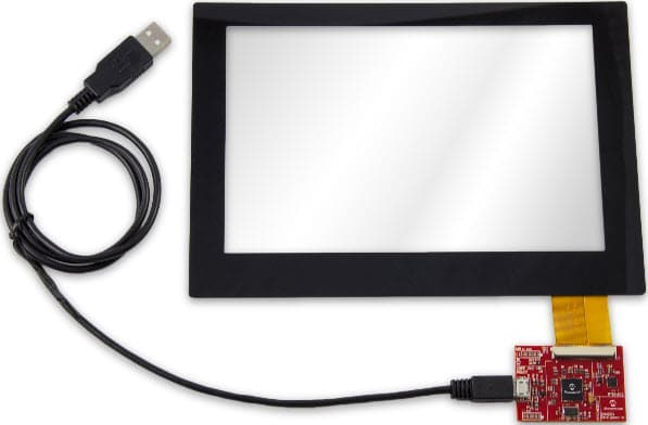 DV102013, Development Kit Using MTCH6303 Multi-Touch Projected Capacitive Touch Screen