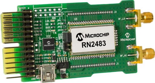 RN-2483-PICTAIL, RN2483 LoRa Technology PICtail/PICtail Plus Daughter Board