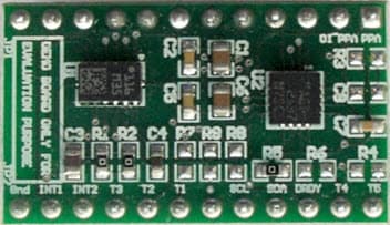 STEVAL-MKI108V2, L3GD20 and LSM303DLHC 9-Axis Module for a Standard DIL24 Socket