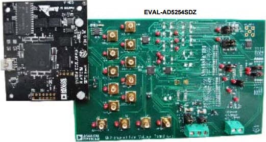 EVAL-AD5254SDZ, Evaluation Board based on AD5254 Digital Potentiometer