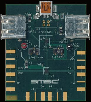 EVB-USB3740, Evaluation Board for USB3740 High Speed USB Switch