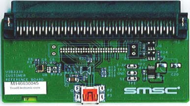 EVB-USB3330, Evaluation Board for USB3330 Smallest Hi-Speed USB Transceiver with Single Supply