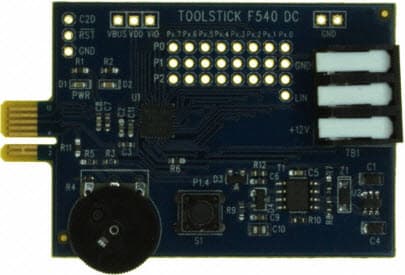 TOOLSTICK540DC, ToolStick-F540DC Evaluation Platform based on C8051F540 8051 MCU Daughter Cards