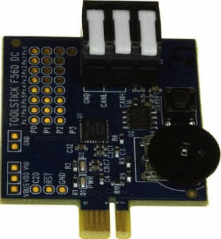 TOOLSTICK560DC, ToolStick-F560DC Evaluation Platform based on C8051F560 8051 MCU Daughter Cards