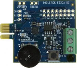 TOOLSTICK530ADC, ToolStick-F530ADC Evaluation Platform based on C8051F530A 8051 MCU Daughter Cards