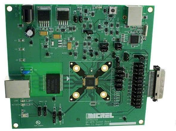 KSZ9021GN-EVAL, Evaluation Board using KSZ9021GN a completely integrated triple speed