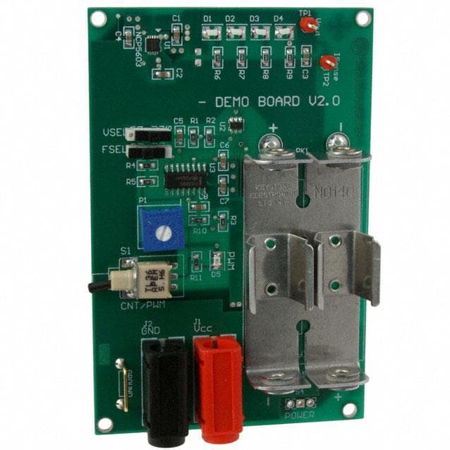 NCP5603GEVB, High Efficiency Charge Pump Converter/White LED Driver Evaluation Board based on NCP5603