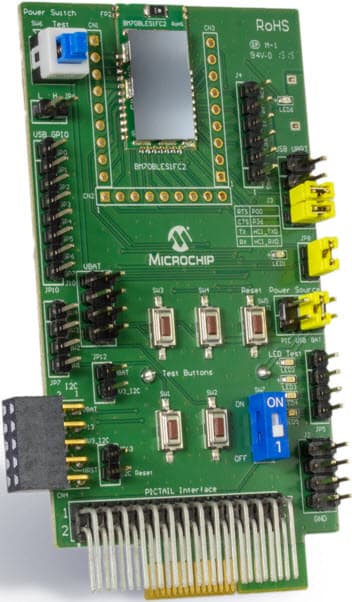 BM-71-PICTAIL, BM71 Bluetooth PICtail Plus Board is designed to emulate the function of the BM71 BLE module