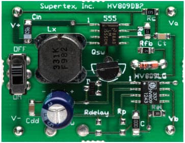 HV809DB2, HV809LG EL Driver Demo Board