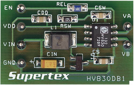 HV830DB1, HV830 EL Driver Demo Board