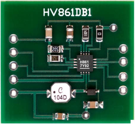 HV861DB1, Dimmable, Low Noise, Dual EL Lamp Driver Demo Board