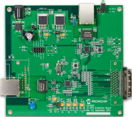 KSZ8061MNX-EVAL, Evaluation Board for the KSZ8061 10Base-T/100Base-TX Physical Layer Transceiver